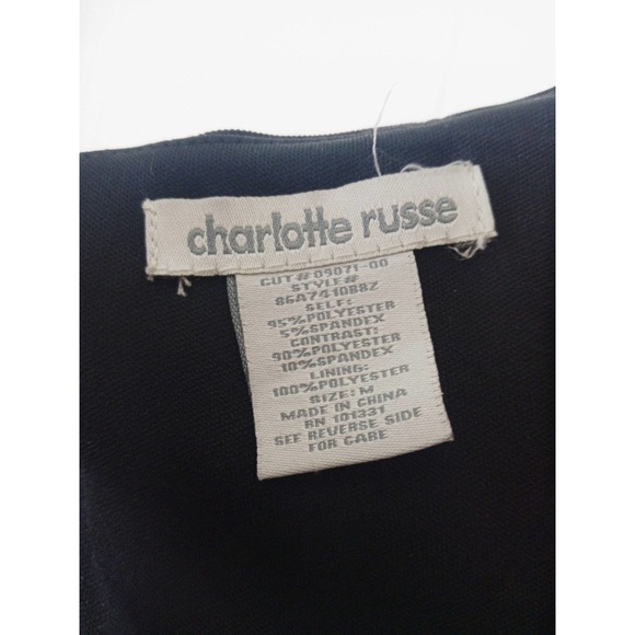 Charlotte Russe Strapless Studded Peplum Mini Dress - Picture 4 of 6